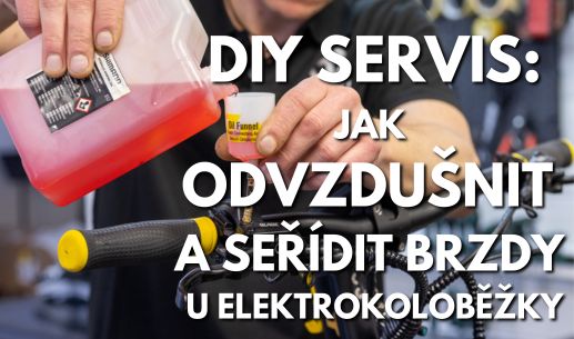 DIY Servis: Jak na odvzdušnění a seřízení brzd u elektrokoloběžky